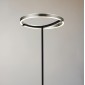 POWERTECH LED φωτιστικό δαπέδου HLL-0204, 42W, 4000K, Φ38x157cm, ασημί/μαύρο