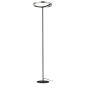 POWERTECH LED φωτιστικό δαπέδου HLL-0204, 42W, 4000K, Φ38x157cm, ασημί/μαύρο