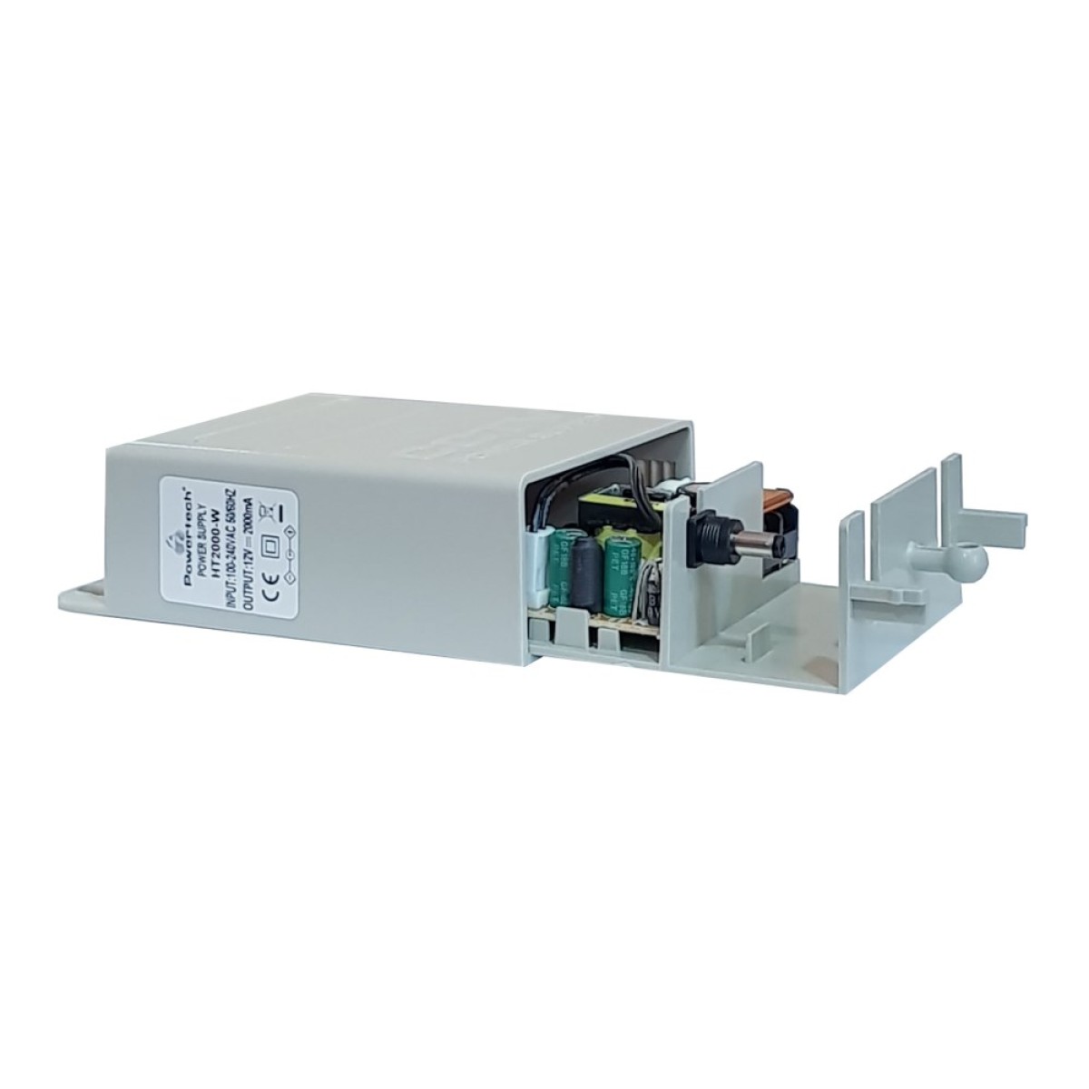 POWERTECH τροφοδοτικό HT2000-W, 12V 2A, αδιάβροχο