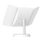 HOME USE επιτραπέζιος καθρέφτης HUH-0183, LED φως, 1x/2x/3x zoom, 2000mAh, λευκός