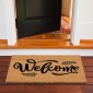 HOME USE πατάκι εισόδου HUH-0204, αντιολισθητικό, 60x40cm, 8mm πάχος, καφέ