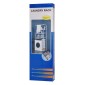 HOME USE ραφιέρα μπάνιου HUH-0222 με 3 ράφια, μεταλλική, 65x25x175cm, λευκή