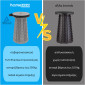 HOME USE πτυσσόμενο καρεκλάκι HUH-0231, αντοχή έως 250kg, 25.5x45cm, γκρι
