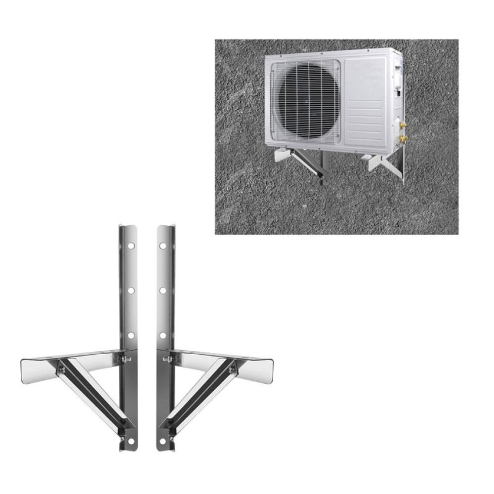 HOME USE επιτοίχια βάση κλιματιστικού HUH-0250, 410x490mm, ανοξείδωτη, έως 180kg