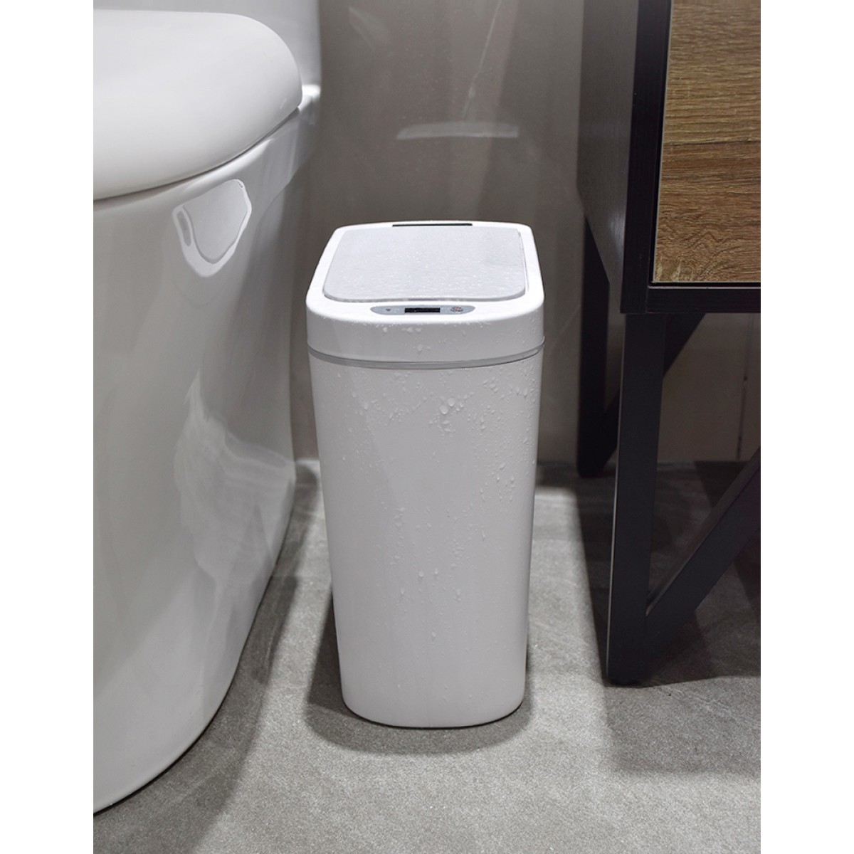 HOME USE κάδος απορριμμάτων HUH-0255 με φωτοκύτταρο, 7lt, λευκός