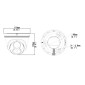 UNIARCH IP κάμερα IPC-T213-APF28W, 2.8mm 3MP, IP67, PoE, LED, SD, IR 30m
