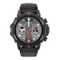 INTIME smartwatch G6 με 2x λουράκια, heart rate, 1.43" AMOLED, GPS, 5ATM/IP69, titanium black