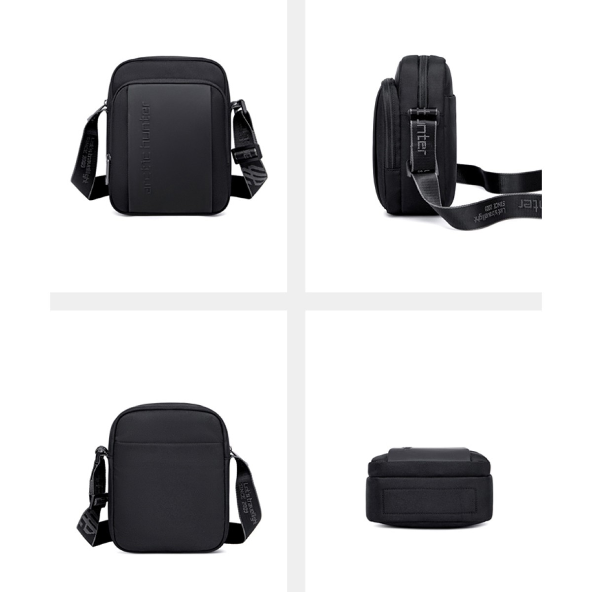 ARCTIC HUNTER τσάντα ώμου K00542, με θήκη tablet 9.7", 4L, μαύρη