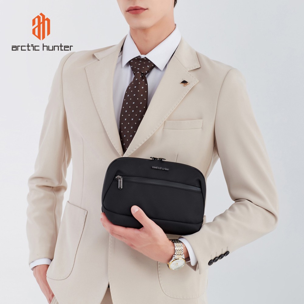 ARCTIC HUNTER τσάντα χειρός K00613, 2.7L, μαύρη