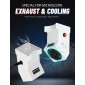 KAISI σταθμός απορρόφησης καπνού & fan ψύξης MaT Mini για μικροσκόπιο, 3W