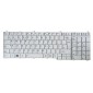 Πληκτρολόγιο για Toshiba Satellite Pro C650/C660/L650/L670, US, λευκό