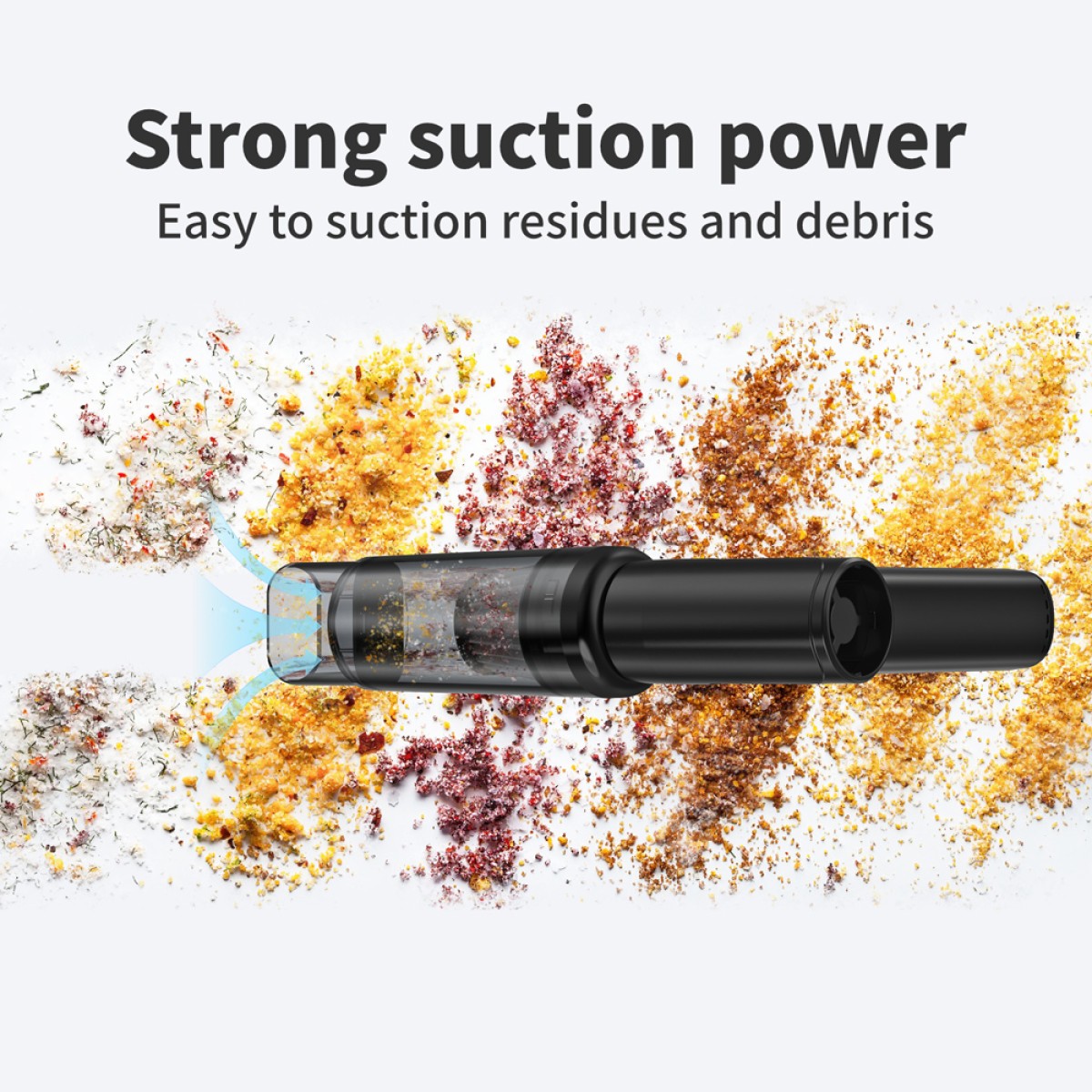 KINZIR 2 σε 1 σκουπάκι χειρός & air duster AD51, 180W, 4000mAh, μαύρο