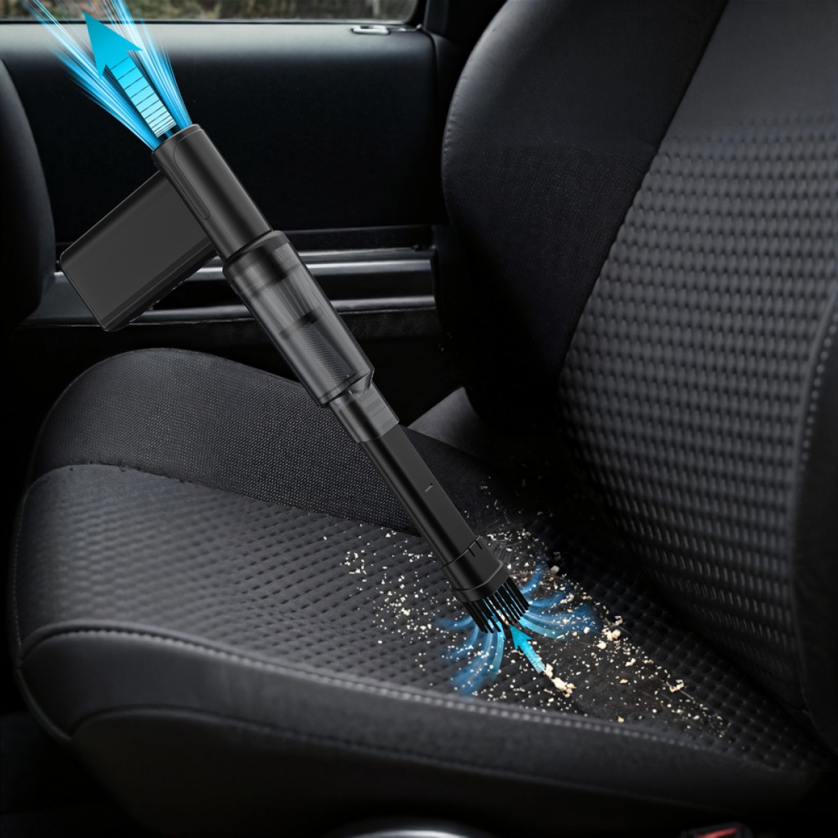 KINZIR 2 σε 1 σκουπάκι χειρός & air duster AD51, 180W, 4000mAh, μαύρο