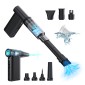 KINZIR 2 σε 1 σκουπάκι χειρός & air duster AD51, 180W, 4000mAh, μαύρο