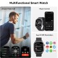 KOSPET smartwatch Pulse, heart rate, 1.96" AMOLED, IP68, μαύρο