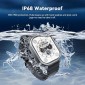 KOSPET smartwatch Pulse, heart rate, 1.96" AMOLED, IP68, μαύρο