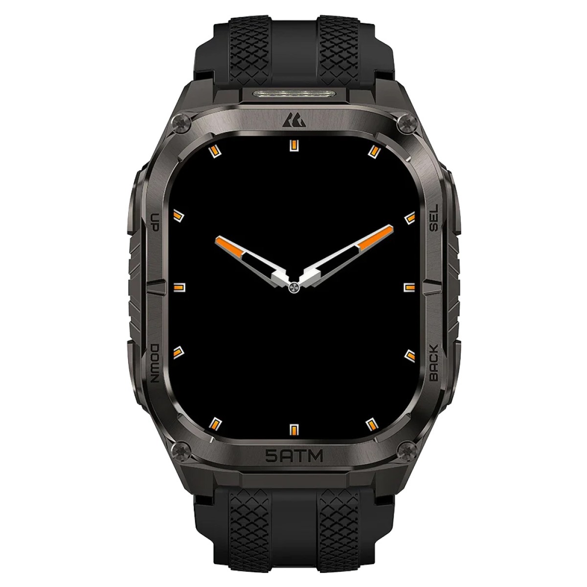 KOSPET smartwatch TANK M4C, heart rate, 1.96" AMOLED, GPS, 5 ATM & IP69K, με φακό, μαύρο
