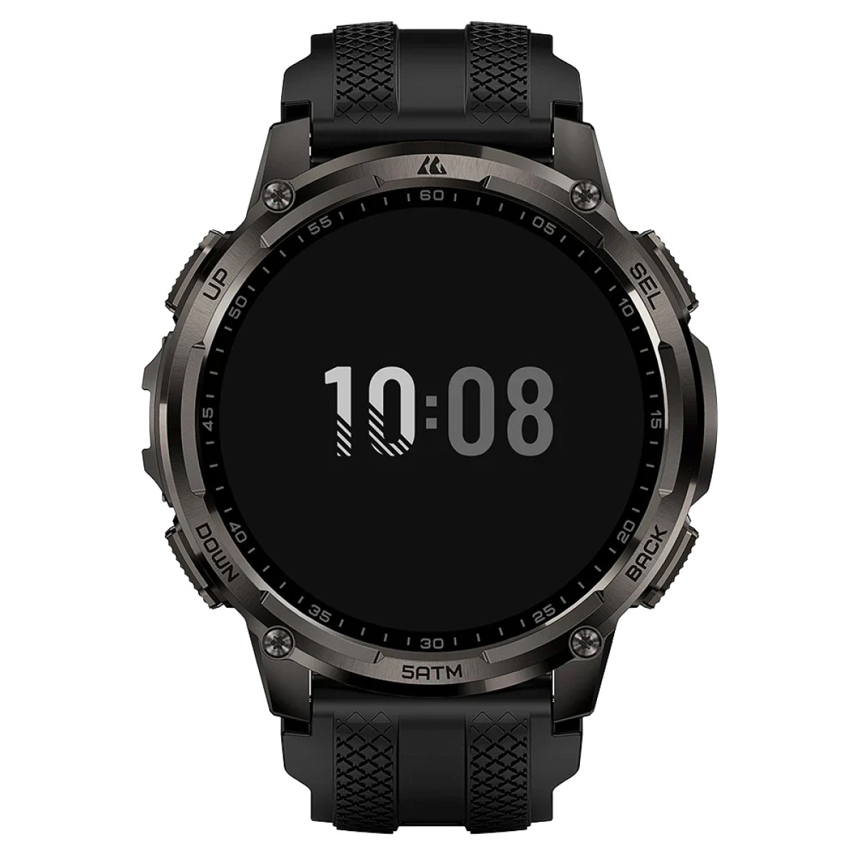 KOSPET smartwatch TANK T4C, heart rate, 1.5" AMOLED, GPS, 5 ATM & IP69K, με φακό, μαύρο