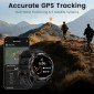 KOSPET smartwatch TANK T4C, heart rate, 1.5" AMOLED, GPS, 5 ATM & IP69K, με φακό, μαύρο