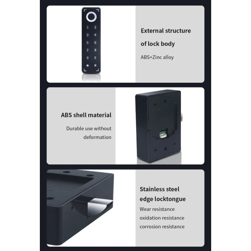 KERONG ηλεκτροπύρος KR-S1030, συνδυασμού & fingerprint, μαύρος