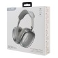 KAKUSIGA headphones KSC-1466, ασύρματα & ενσύρματα, micro SD, 40mm, 400mAh, ασημί