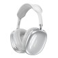 KAKUSIGA headphones KSC-1466, ασύρματα & ενσύρματα, micro SD, 40mm, 400mAh, ασημί