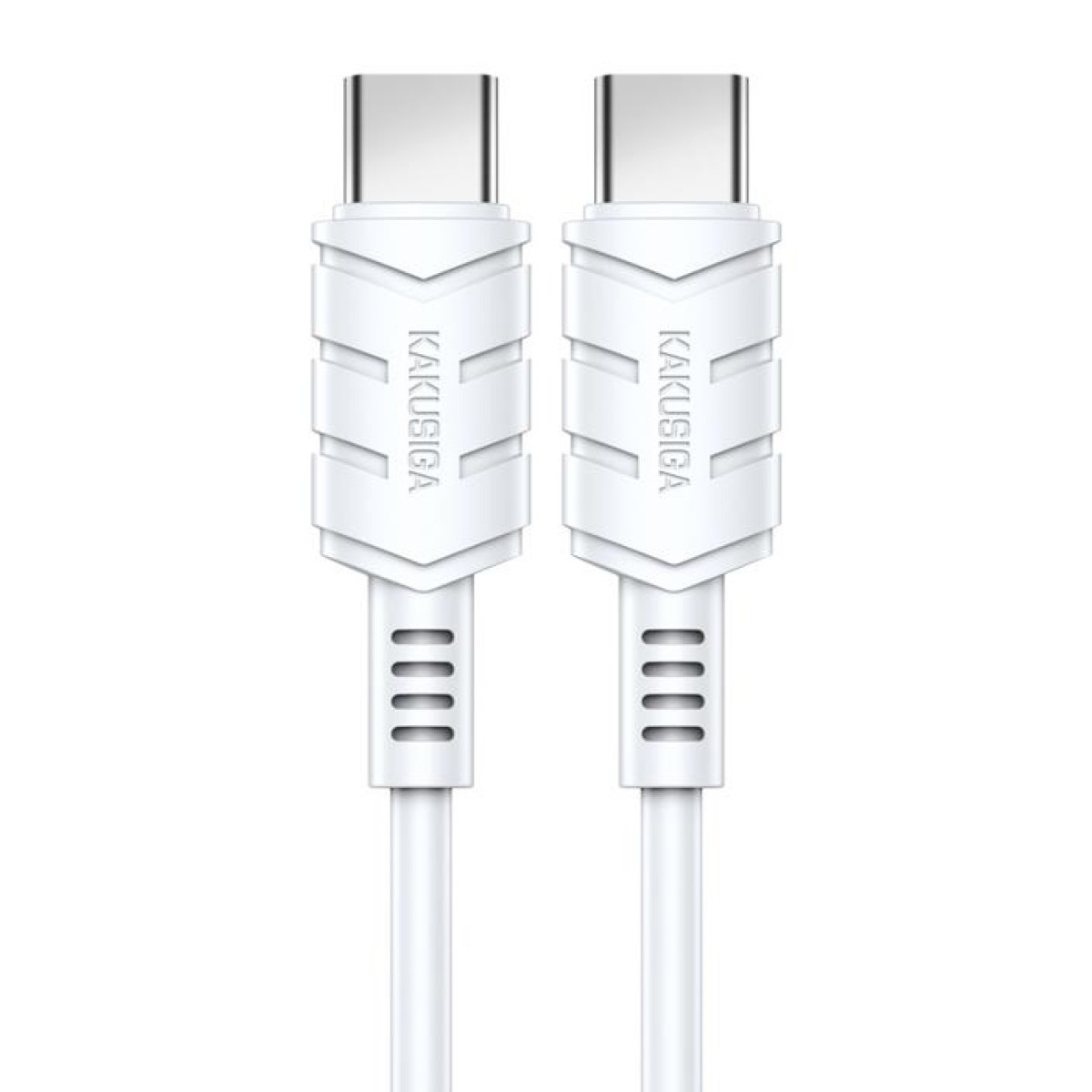 KAKUSIGA καλώδιο USB-C σε USB-C KSC-710, 60W, 480Mbps, 1.2m, λευκό