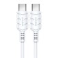 KAKUSIGA καλώδιο USB-C σε USB-C KSC-710, 60W, 480Mbps, 1.2m, λευκό
