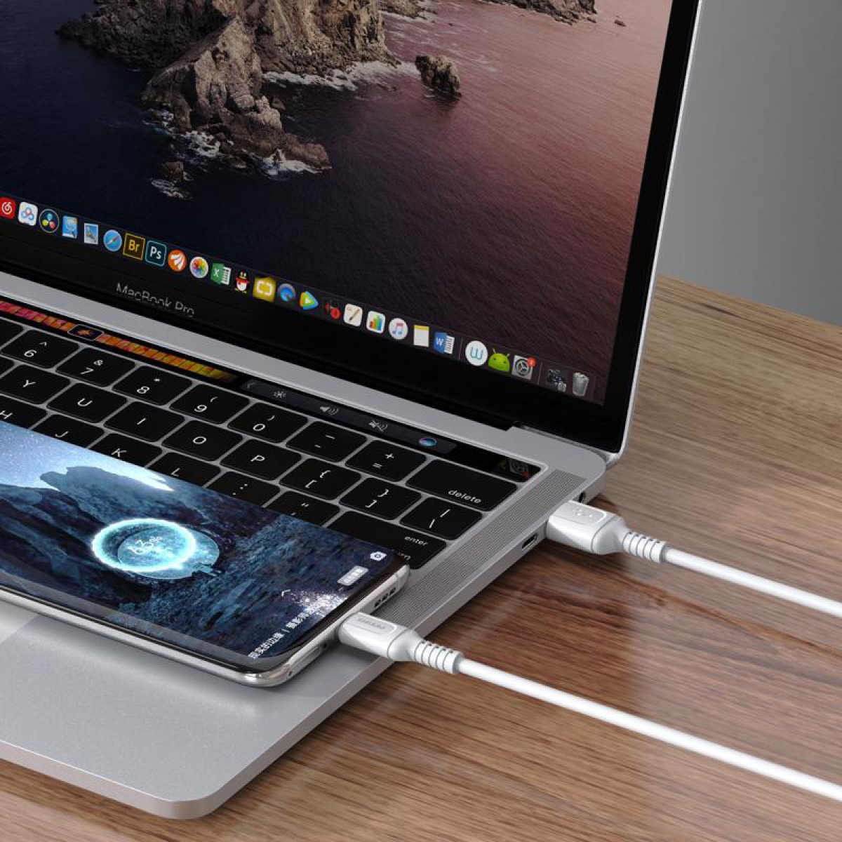 KAKUSIGA καλώδιο USB-C σε USB KSC-805, 3A, 480Mbps, 1m, μαύρο