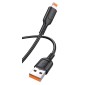 KAKUSIGA καλώδιο Lightning σε USB KSC-805, 2.4A, 480Mbps, 1m, μαύρο