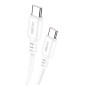 KAKUSIGA καλώδιο USB-C σε USB-C KSC-982, 60W, 480Mbps, 1m, λευκό