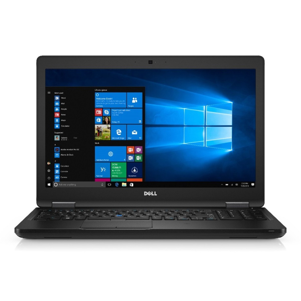 DELL Laptop Latitude 5580, Refurbished Grade B, i5-6440HQ, 8/256GB M.2, 15.6", Cam, HD Graphics 530, FreeDOS