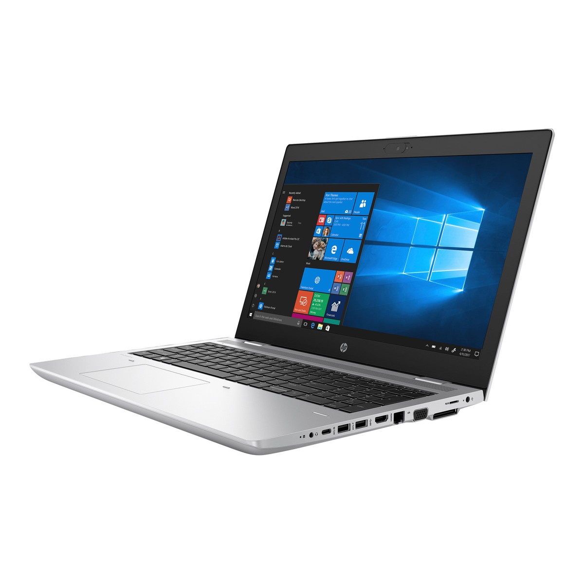 HP Laptop ProBook 650 G4, Refurbished Grade A, i5-8350U, 8/240GB SSD, 15.6", Cam, UHD Graphics 620, FreeDOS