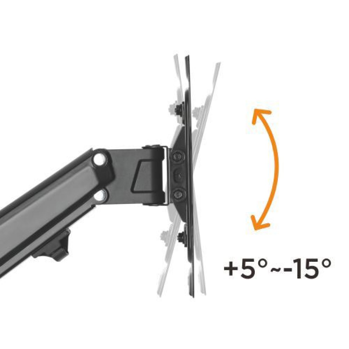 BRATECK επιτοίχια βάση τηλεόρασης LDA33-222, 23-43", έως 23kg, full motion