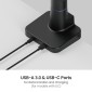 BRATECK gaming βάση γραφείου οθόνης LDT95-C012UC, 24-57", έως 30kg, heavy duty