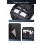 ARCTIC HUNTER τσάντα ταξιδίου LG00861 με θήκη laptop 15.6", τροχήλατη, 42L/54L, μαύρη