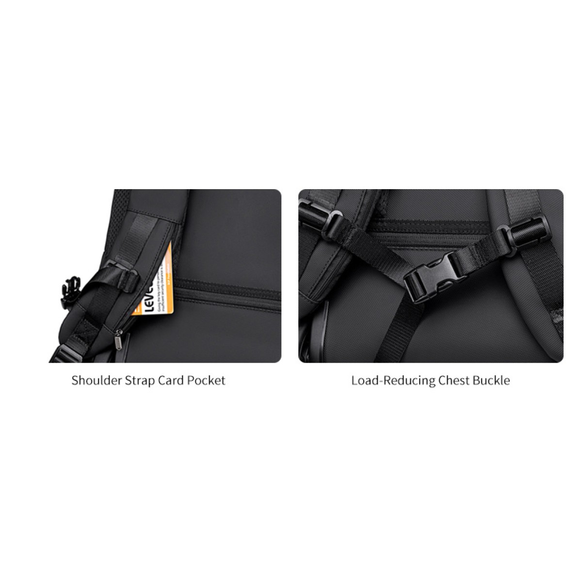 ARCTIC HUNTER τσάντα ταξιδίου LG00861 με θήκη laptop 15.6", τροχήλατη, 42L/54L, μαύρη
