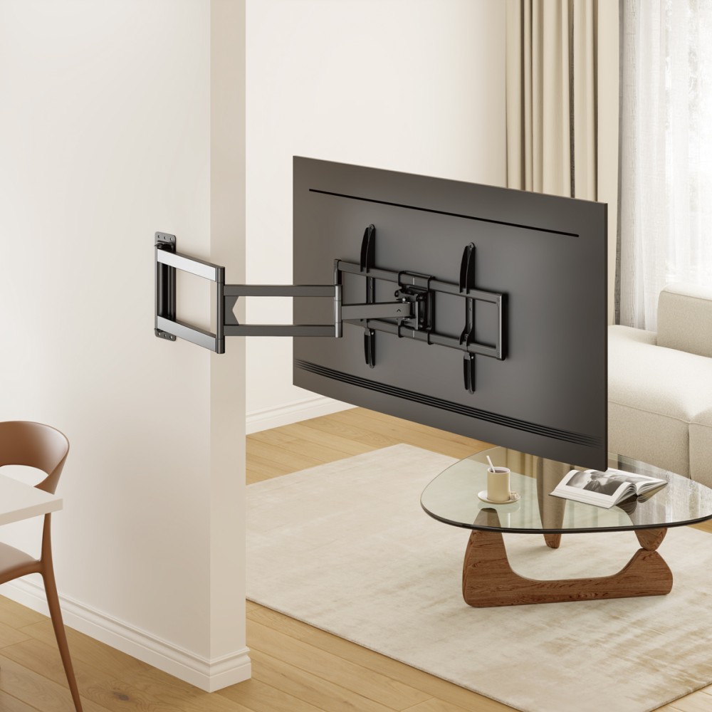 BRATECK επιτοίχια βάση τηλεόρασης LPA95-465XL, 37-86", έως 50kg, full motion