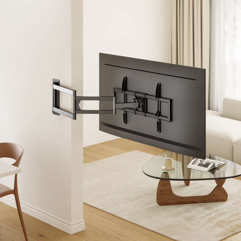 BRATECK επιτοίχια βάση τηλεόρασης LPA95-465XL, 37-86", έως 50kg, full motion