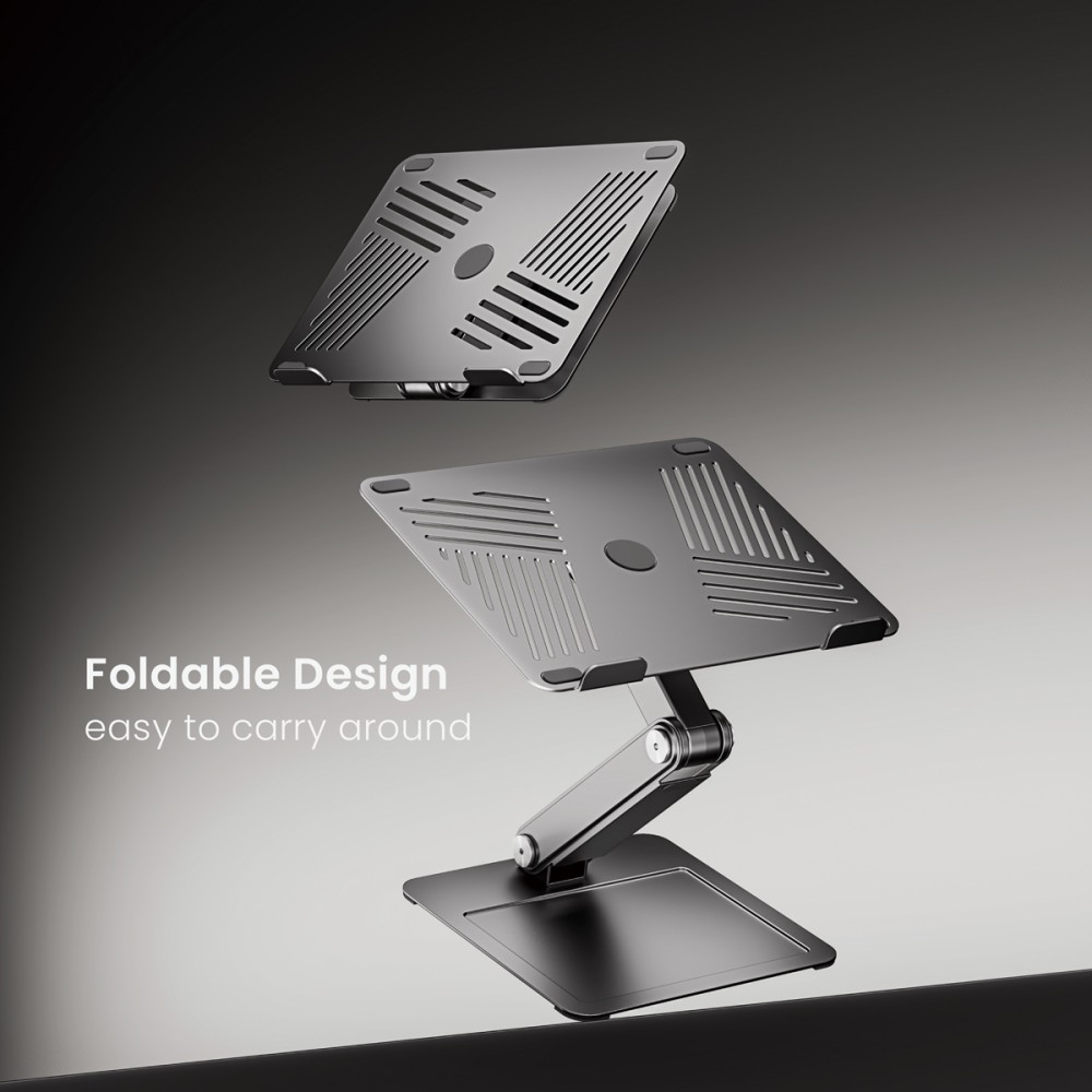 BRATECK μεταλλική βάση για laptop LPS09-02, 11~17", foldable, γκρι