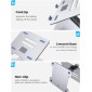 ORICO μεταλλική βάση για laptop/tablet LST-T1, 11~15.6", foldable, ασημί