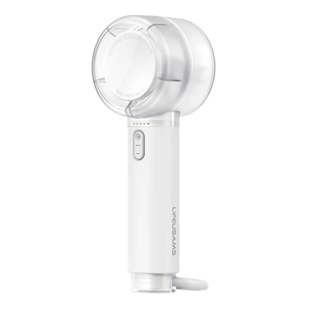 USAMS φορητός ανεμιστήρας LU01 με 5 ταχύτητες, 2000mAh, λευκός