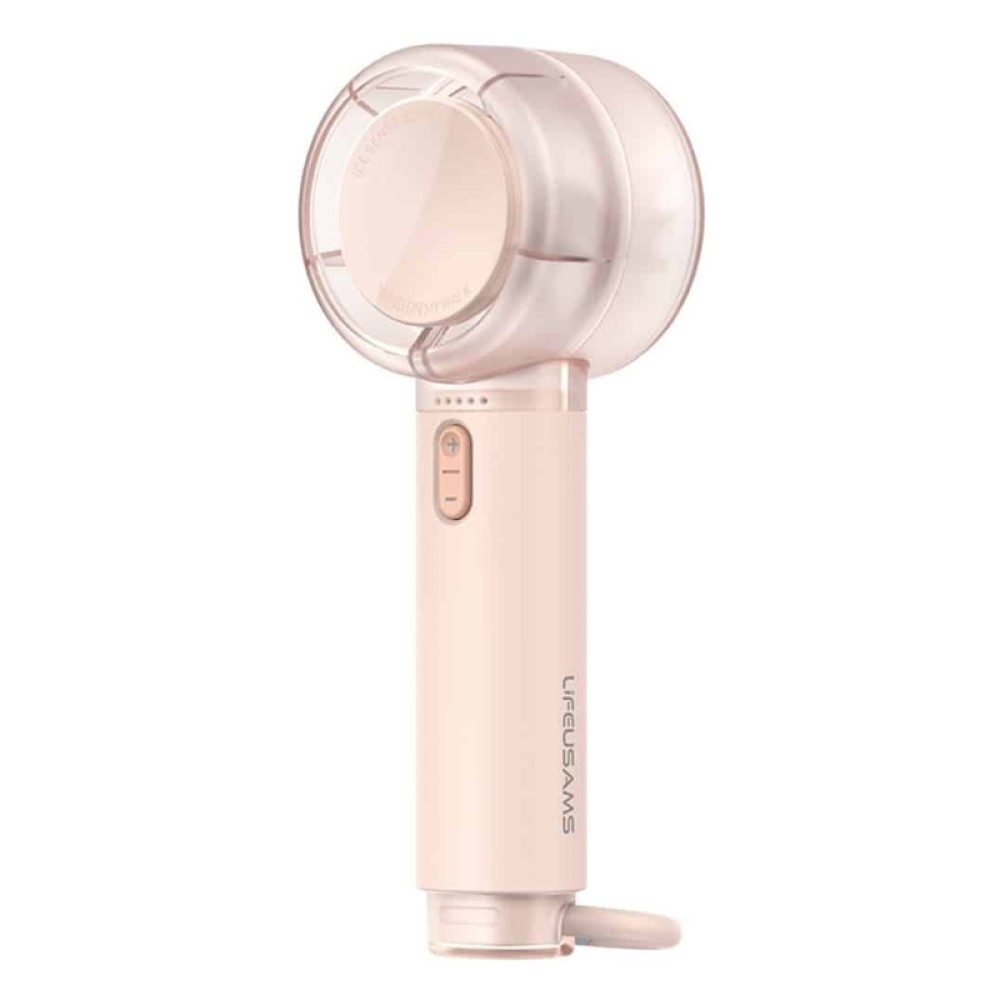 USAMS φορητός ανεμιστήρας LU01 με 5 ταχύτητες, 2000mAh, ροζ