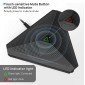 CMTECK επιτραπέζιο μικρόφωνο M001, omnidirectional, USB, μαύρο