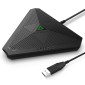 CMTECK επιτραπέζιο μικρόφωνο M001, omnidirectional, USB, μαύρο