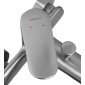 BRUNO μπαταρία τοίχου μπάνιου M31570-235C, αναμεικτική, ασημί