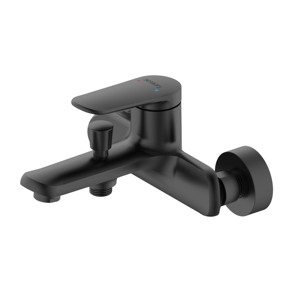 BRUNO μπαταρία τοίχου μπάνιου M31570-235H, αναμεικτική, μαύρη