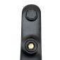 BRUNO μπαταρία τοίχου μπάνιου M31570-235H, αναμεικτική, μαύρη
