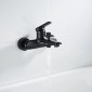 BRUNO μπαταρία τοίχου μπάνιου M31570-235H, αναμεικτική, μαύρη