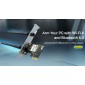 MERCUSYS κάρτα δικτύου WiFi 6 & Bluetooth MA80XE, 3000Mbps AX3000, PCIe, V2.0